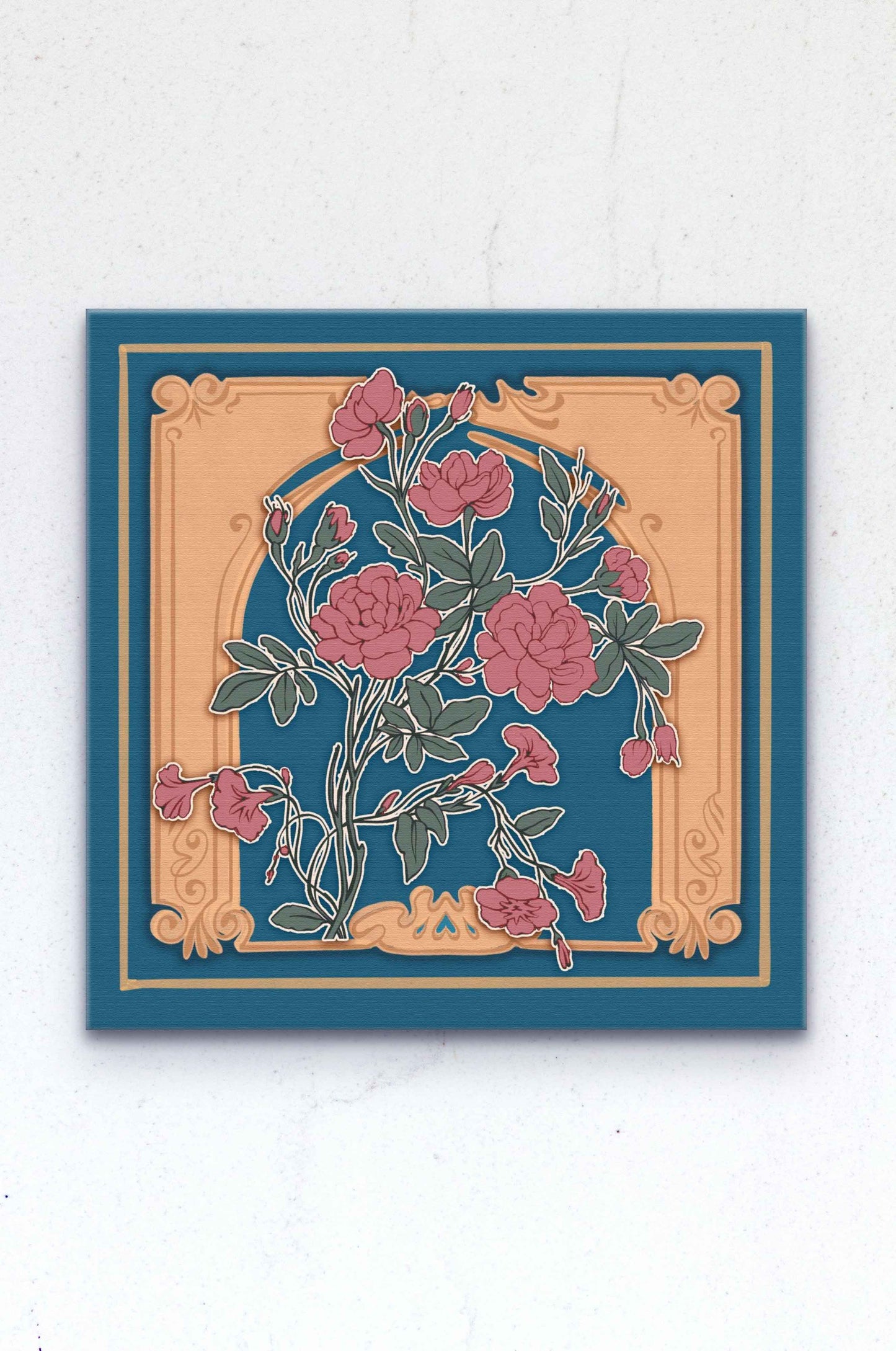 Royal Floral Canvas Print
